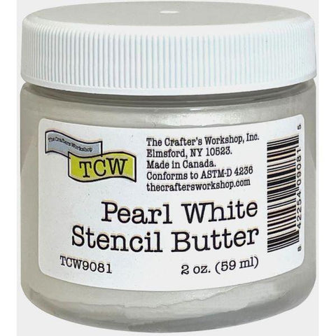 Stencil Butter - Pearl White