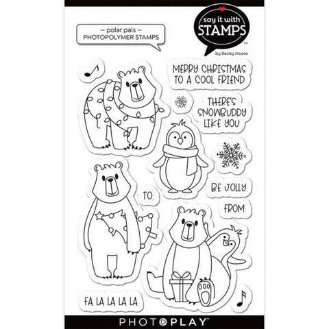Say it With Stamps  - Clear Stamps - Polar Pals