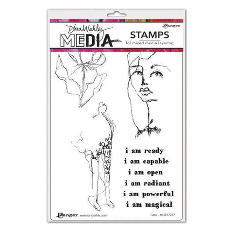 Cling Stamps - I Am