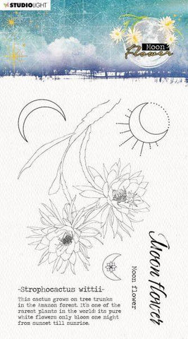 Moon Flower Collection - Clear Stamps - Strophocactus Wittii