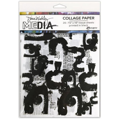 Collage Paper - Painted Marks