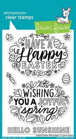 Giant Easter Messages - Clear Stamps