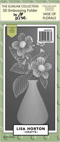 Vase of Florals 3D Embossing Folder with Cutting Die