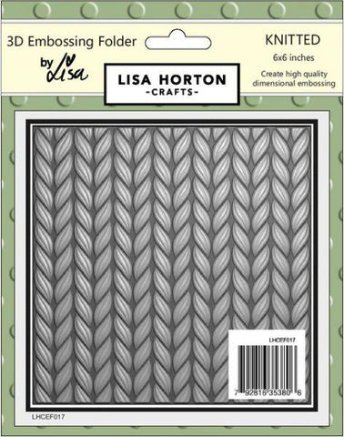 Knitted 3D Embossing Folder