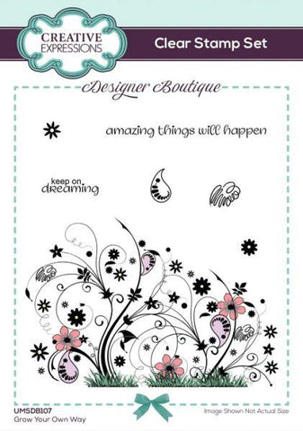 Designer Boutique Clear Stamp Sets - Grow Your Own Way