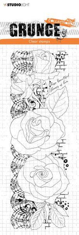 Grunge Collection Clear Stamp - Roses