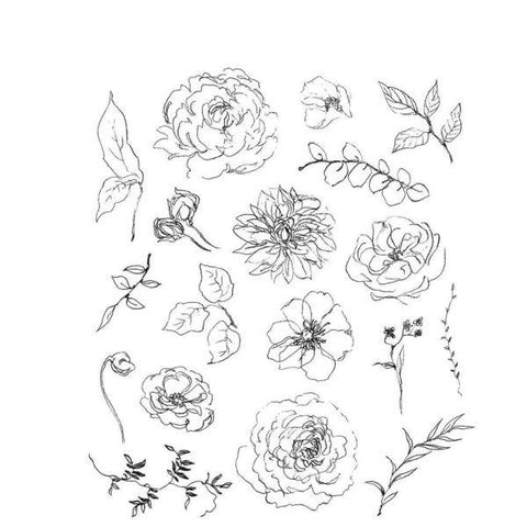 Cling Stamps - Floral Elements