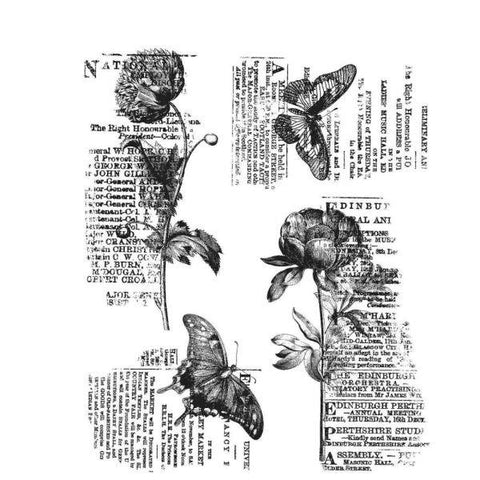 Cling Stamps - Botanic Elements