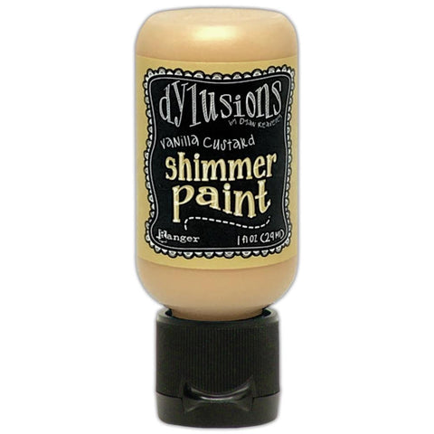 Dylusions Shimmer paint - Vanilla Custard