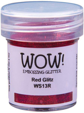 Embossing Powder - Red Glitz