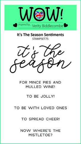 Clear Stamps - It's the Season Sentiments