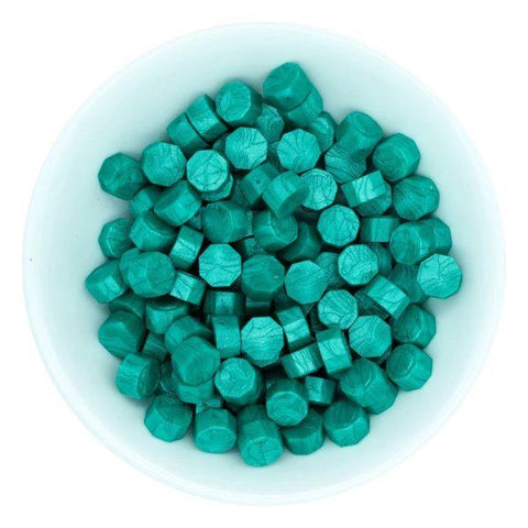 Sealed Collection - Teal Wax Beads