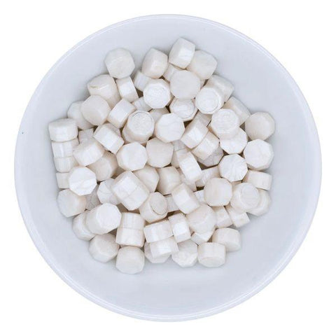 Sealed Collection - Pearl White Wax Beads