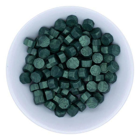 Sealed Collection - Green Wax Beads