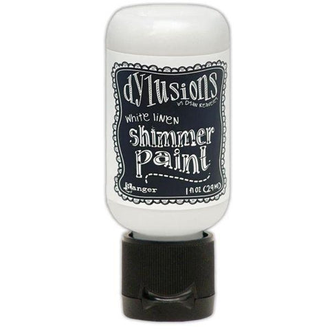 Dylusions Shimmer Paint - White Linen