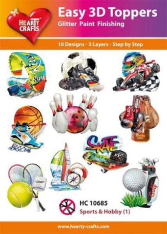 Easy 3D Toppers - Sports & Hobby 1