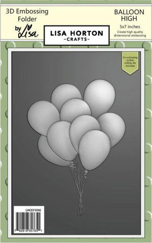 Balloon High - 5x7 3D Embossing Folder & Die