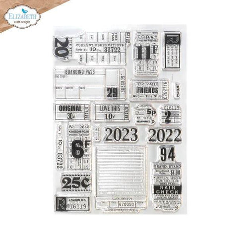 Get Crafty Planner Essential Collection - Tickets - Clear Stamps