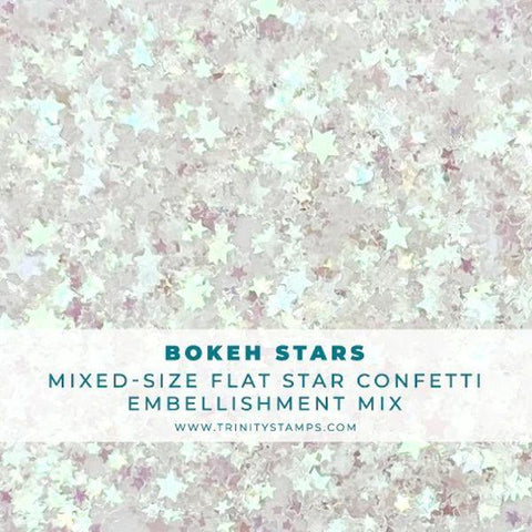 Flat Confetti Embellishment Mix - Bokeh Stars