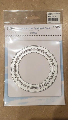 Delicate Stitches Scalloped Circle Die