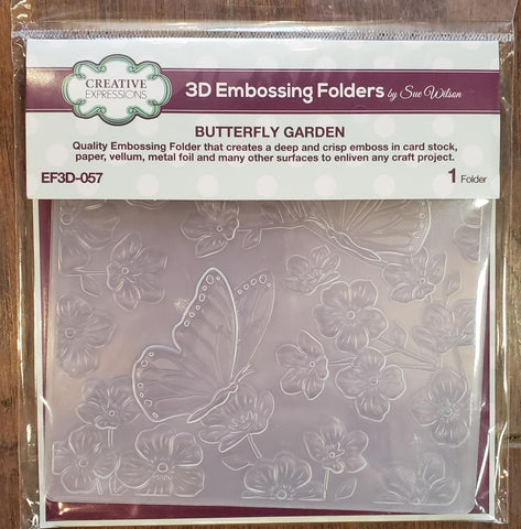 Butterfly Garden 3D Embossing Folder