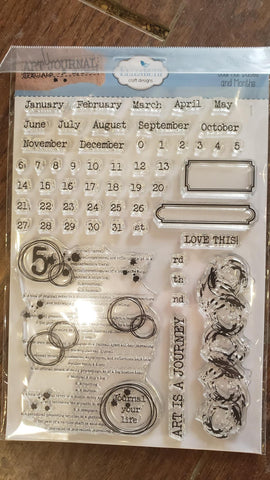 Journal Your Life - Journal Dates and Month Stamp