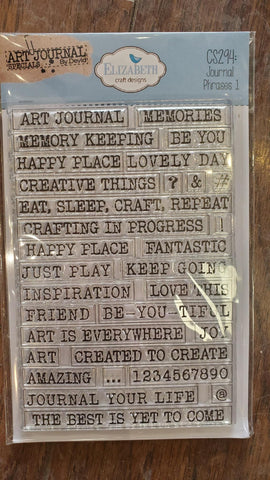 Journal Your Life - Journal Phrases Stamp