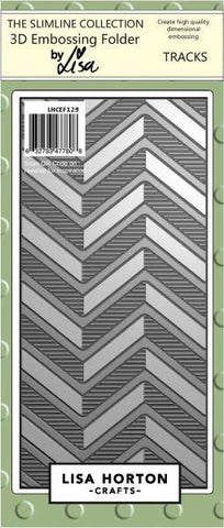 Tracks - Slimline 3D Embossing Folder