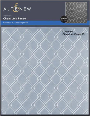 Chain Lin Fence 3D Embossing Folder