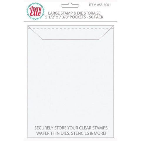 Stamp & Die Storage Pockets - Large 5.5"X7.25"