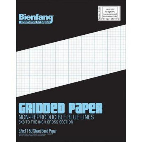 Grid Paper, 8.50"x11" Pad
