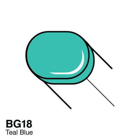 Copic Sketch Marker - BG18 - Teal Blue