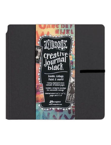 Dylusions Creative Journal, Square, Black