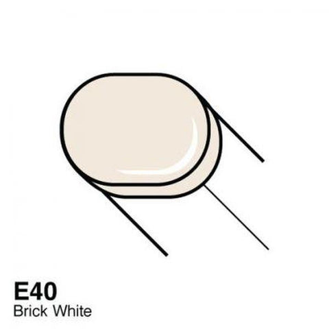 Copic Sketch Marker - E40 - Brick White