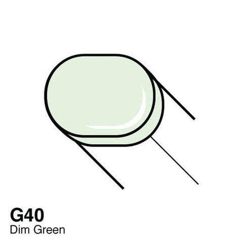 Copic Sketch Marker - G40 - Dim Green