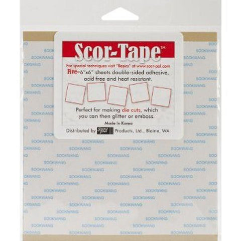 Scor Tape, 6"x6" Sheets